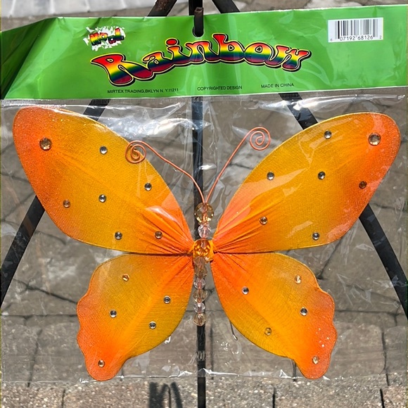 Nylon butterfly brand new package wall decoration fall spring baby patio decor - Picture 1 of 6